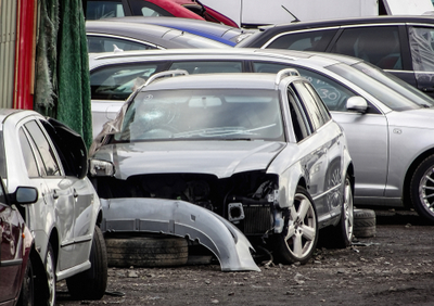 salvage car in accident